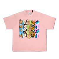 Salmon easter bunny butterfly daisy and sunflower with cowhide and  leopard b Urban Heavy Tee - Artiststas