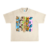 Sandshell easter bunny butterfly daisy and sunflower with cowhide and  leopard b Urban Heavy Tee - Artiststas