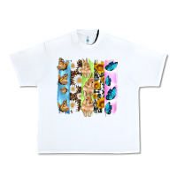 White easter bunny butterfly daisy and sunflower with cowhide and  leopard b Urban Heavy Tee - Artiststas