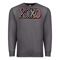 Charcoal Heather xoxo digital valentines day Premium Sweatshirt - Bettercallsaul
