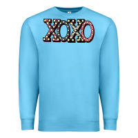 Ocean Blue xoxo digital valentines day Premium Sweatshirt - Bettercallsaul