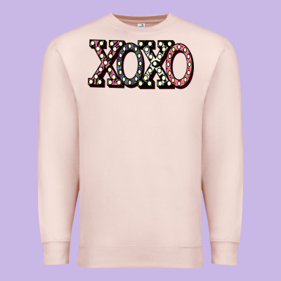 Xoxo Digital Valentines Day Premium Sweatshirt Designed By Bettercallsaul