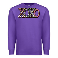 Purple xoxo digital valentines day Premium Sweatshirt - Bettercallsaul