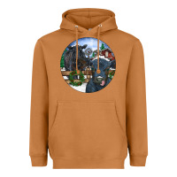 Meerkat Black Angus Cattle and Calf Christmas Heavyweight Hoodie - RanaPortraitStore