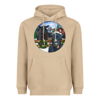 Mushroom Black Angus Cattle and Calf Christmas Heavyweight Hoodie - RanaPortraitStore