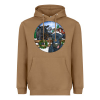 Toasted Coconut Black Angus Cattle and Calf Christmas Heavyweight Hoodie - RanaPortraitStore