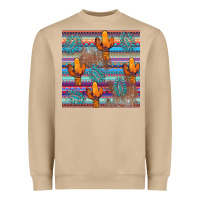 Mushroom cactus gemstone seamless Heavyweight Sweatshirt - AdoDesignShop