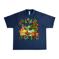 Navy full of holiday spirit Urban Heavy Tee - AdoDesignShop