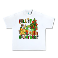 White full of holiday spirit Urban Heavy Tee - AdoDesignShop