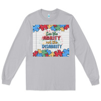 Moon Dust see the ability not the disability Long Sleeve Tee - MaliasSmallBusiness