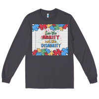 Smoke see the ability not the disability Long Sleeve Tee - MaliasSmallBusiness