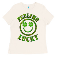 Bone feeling lucky with leopard Ladies Tee - RanaPortraitStore