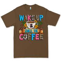 Cacao wake up and smell the coffee Premium Tee - Zillion Design Studio