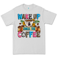 Dove Grey wake up and smell the coffee Premium Tee - Zillion Design Studio