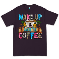 Plum wake up and smell the coffee Premium Tee - Zillion Design Studio