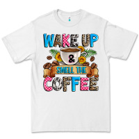 White wake up and smell the coffee Premium Tee - Zillion Design Studio