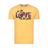 Vintage Mustard football love of the game Vintage Tee - JahusDesignShop