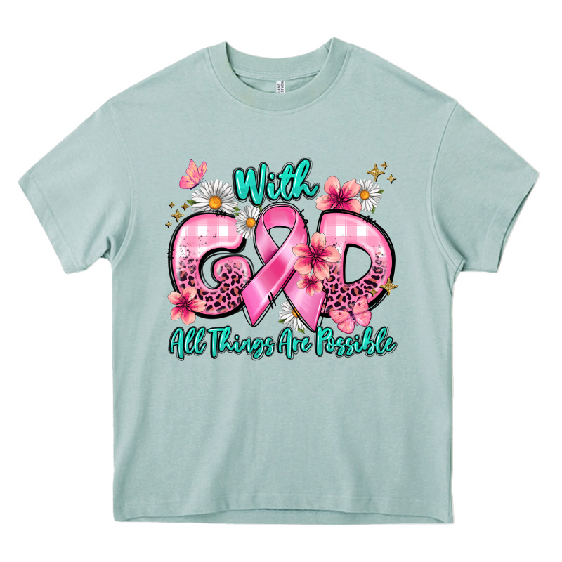 With God All Things Are Possible Heavy Core Tee by BarkalooDesign | Teevron