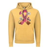Vintage Mustard Cancer Ribbon Stethoscope Daisy Butterfly Vintage Hoodie - Artiststas