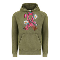 Vintage Olive Cancer Ribbon Stethoscope Daisy Butterfly Vintage Hoodie - Artiststas