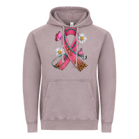 Vintage Zinc Cancer Ribbon Stethoscope Daisy Butterfly Vintage Hoodie - Artiststas