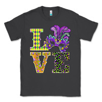 Smoke mardi gras love mask Classic Tee - BarkalooDesign