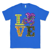 True Royal mardi gras love mask Classic Tee - BarkalooDesign