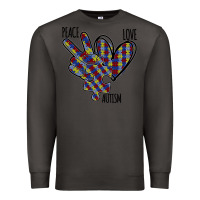 Smoke Peace Love Autism Premium Sweatshirt - Bettercallsaul