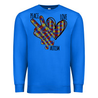 True Royal Peace Love Autism Premium Sweatshirt - Bettercallsaul