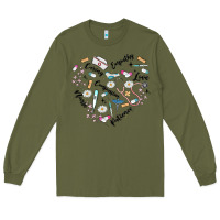 Army Green nurse Long Sleeve Tee - MaliasSmallBusiness
