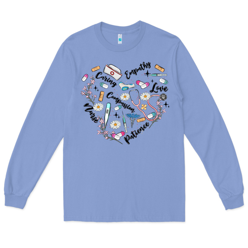 Nurse Long Sleeve Tee by MaliasSmallBusiness | Teevron