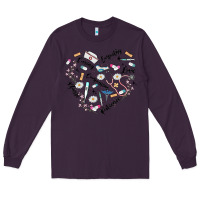 Plum nurse Long Sleeve Tee - MaliasSmallBusiness