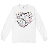 White nurse Long Sleeve Tee - MaliasSmallBusiness