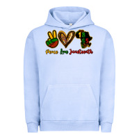 Pigment Grape Ice Peace love Juneteenth Urban Hoodie - HowdyJamesFarm