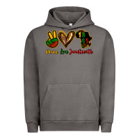 Pigment Tornado Peace love Juneteenth Urban Hoodie - HowdyJamesFarm