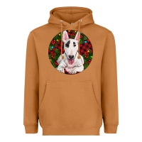 Meerkat Christmas Bull Terrier Heavyweight Hoodie - RanaPortraitStore