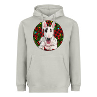 Moon Dust Christmas Bull Terrier Heavyweight Hoodie - RanaPortraitStore