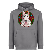 Storm Christmas Bull Terrier Heavyweight Hoodie - RanaPortraitStore