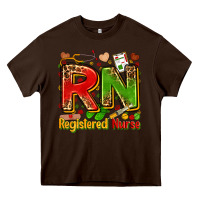 Chocolate Brown registered nurse juneteenth Heavy Core Tee - Zillion Design Studio
