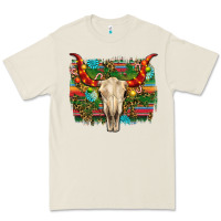 Bone western christmas bull skull Premium Tee - RanaPortraitStore