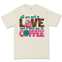 Bone all you need is love and a good cup of coffee Premium Tee - AdoDesignShop