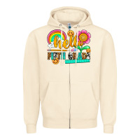 Sandshell hello fifth grade Zipper Hoodie - NancyCooperArtShop