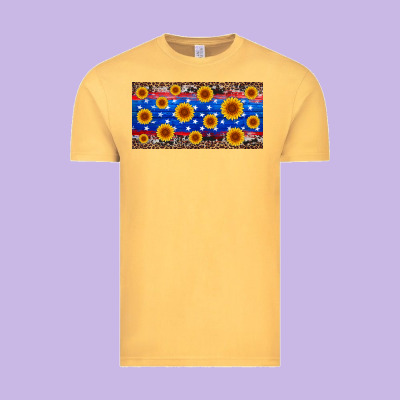 Armed Forces Day Sunflower Vintage Tee Designed By Artiststas
