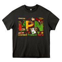 Asphalt licensed practical nurse Heavy Core Tee - Zillion Design Studio