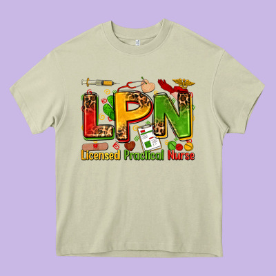 Licensed Practical Nurse Heavy Core Tee Designed By Zillion Design Studio