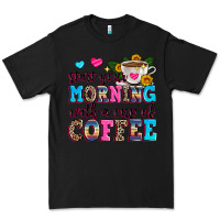 Black start your morning with a cup of coffee Premium Tee - Zillion Design Studio