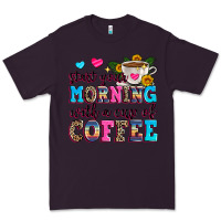 Plum start your morning with a cup of coffee Premium Tee - Zillion Design Studio