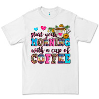 White start your morning with a cup of coffee Premium Tee - Zillion Design Studio
