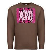 Chestnut Love Xoxo Brushstrokes Valentines Premium Sweatshirt - Bettercallsaul