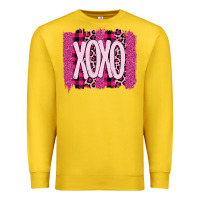 Lemon Love Xoxo Brushstrokes Valentines Premium Sweatshirt - Bettercallsaul
